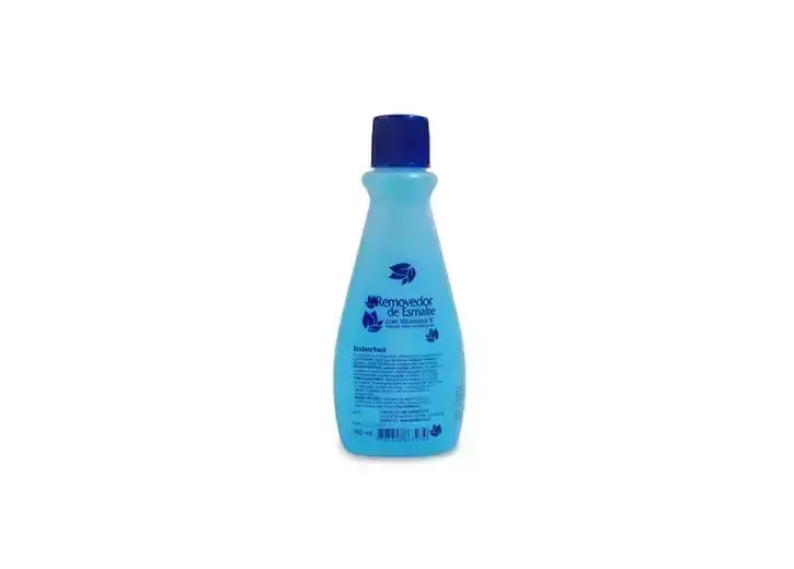 REMOVEDOR DE ESMALTE AZUL + VIT E 90 ML