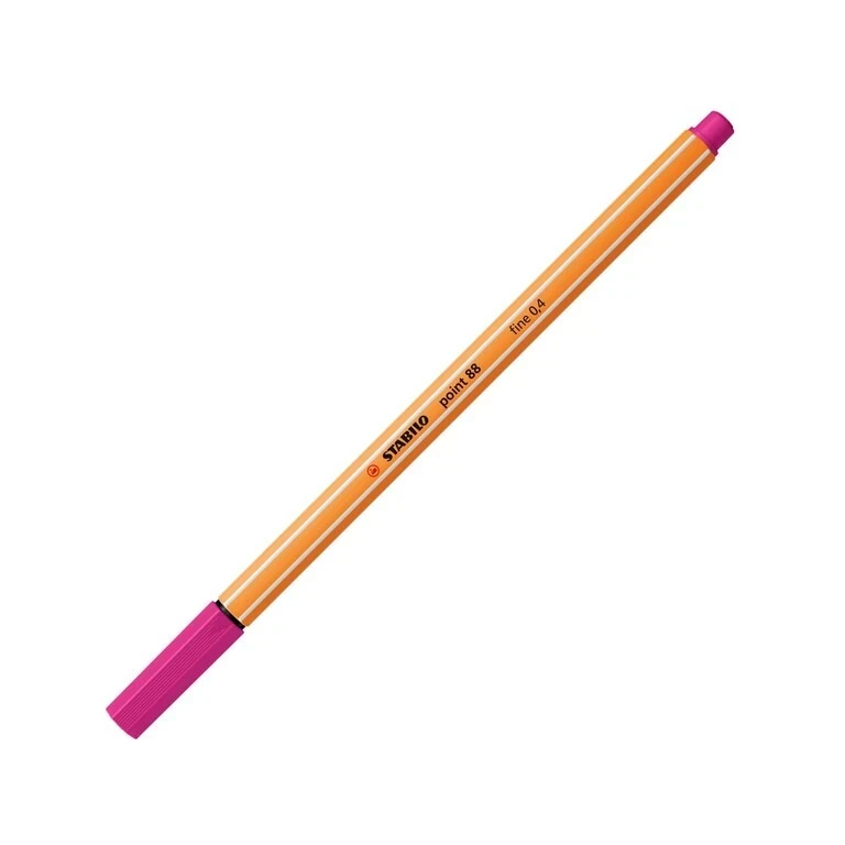 Estabilo rotulador rosa punta 0.4 