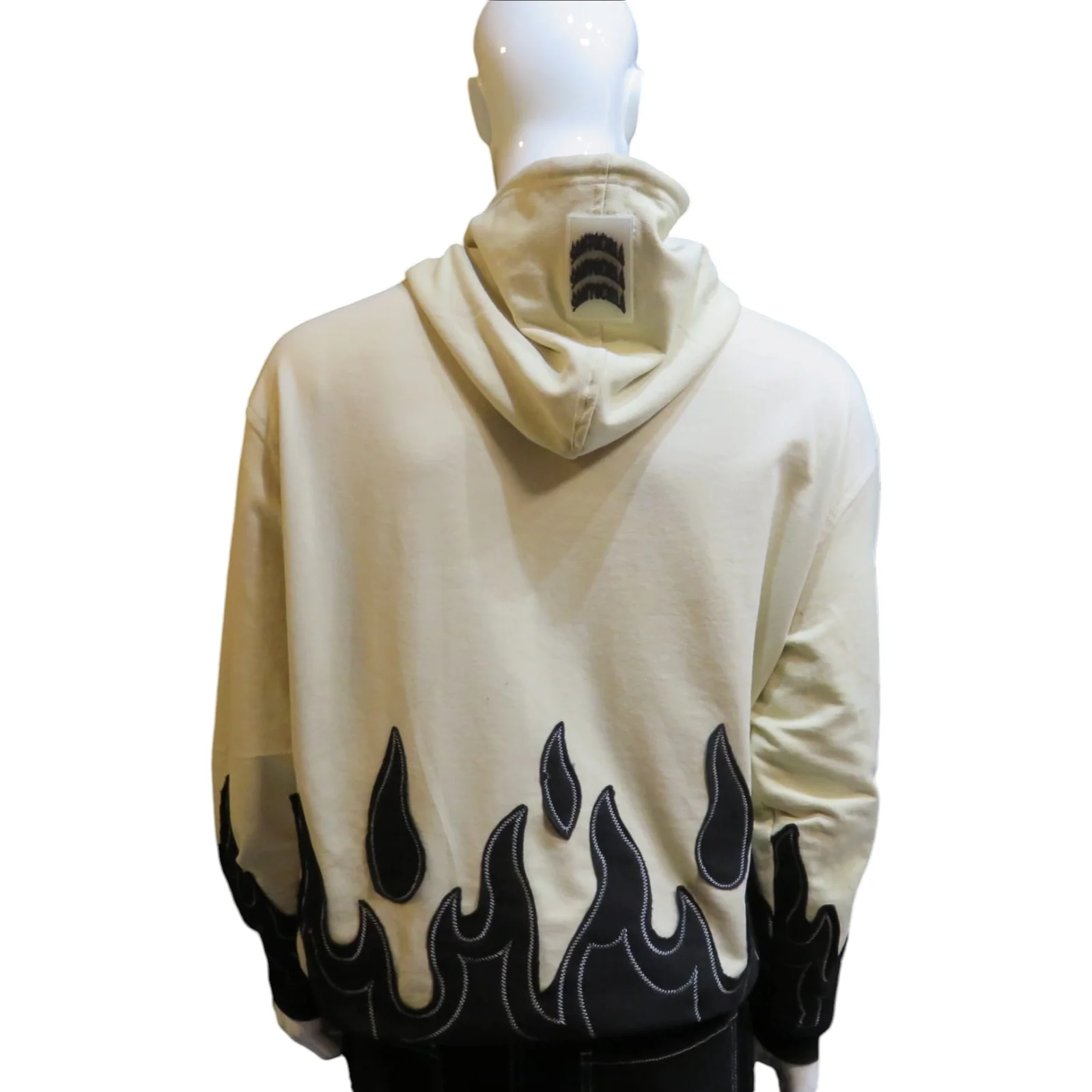 Sudadera de flama beige 4