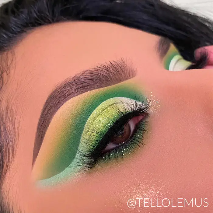  Dare To Be Bright Sombra Amarillo Neón Boujee -         Beauty Creations  3
