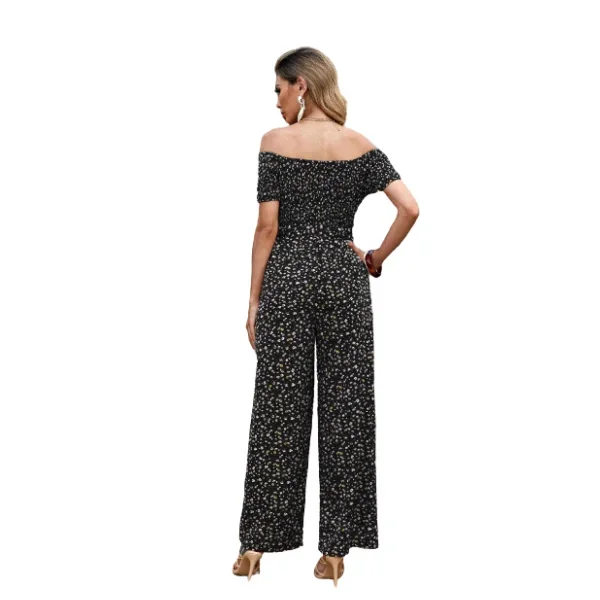 Mono culotte floral de hombros descubiertos 2
