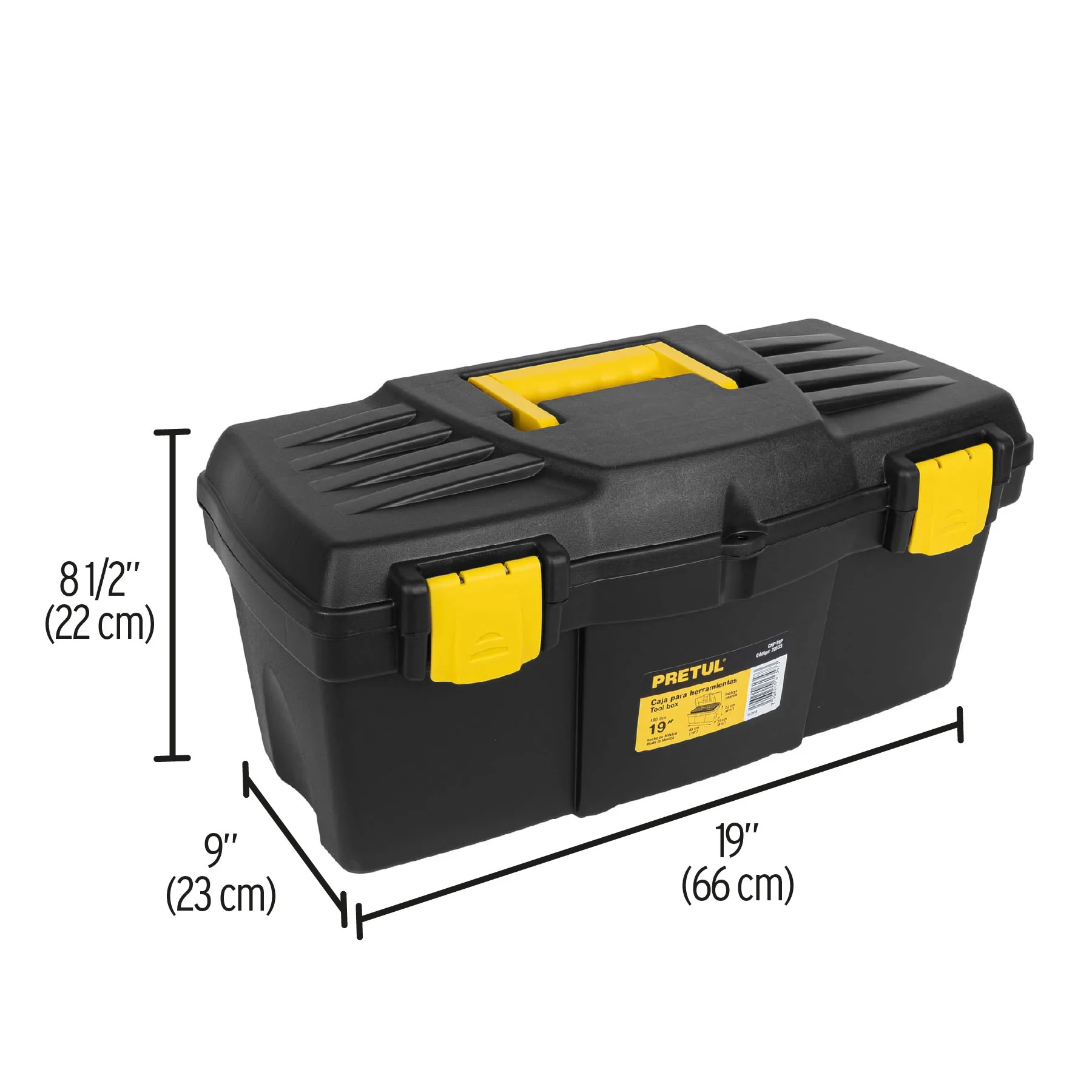 Caja Herramientas Pretul 43 cm  3