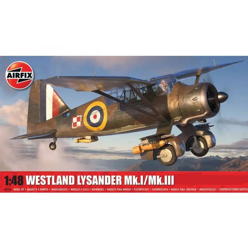 1/48 Airfix Westland Lysander Mk.I/Mk.III