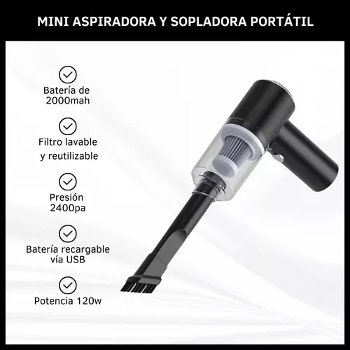 Mini aspiradora DINAX inalámbrica portátil