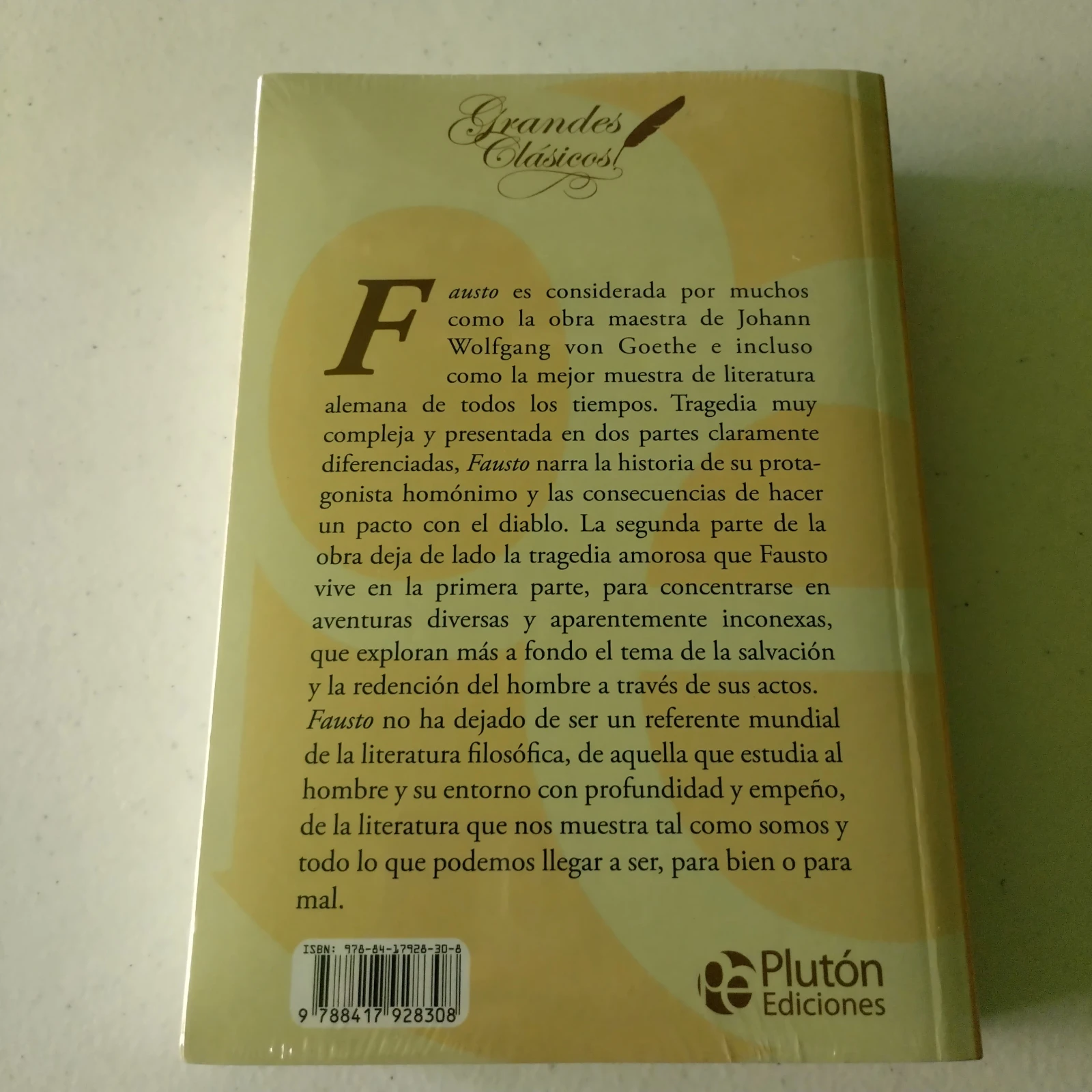Fausto , J.W.V. Goethe , nuevo  2