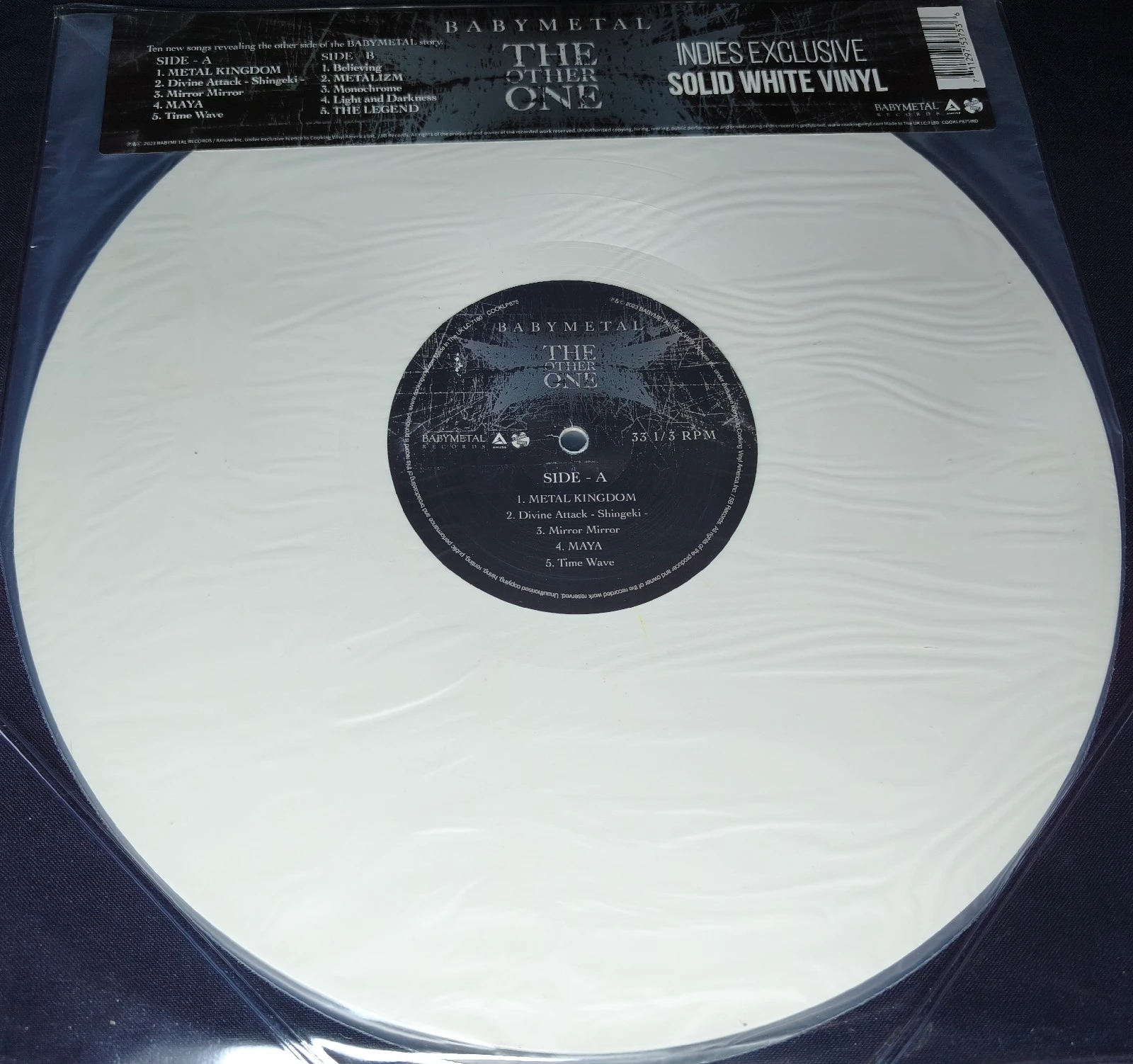 Baby Metal - The Other One (VINILO WHITE)(MADE IN THE UK.)