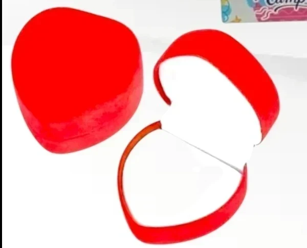 Caja corazon para anillo