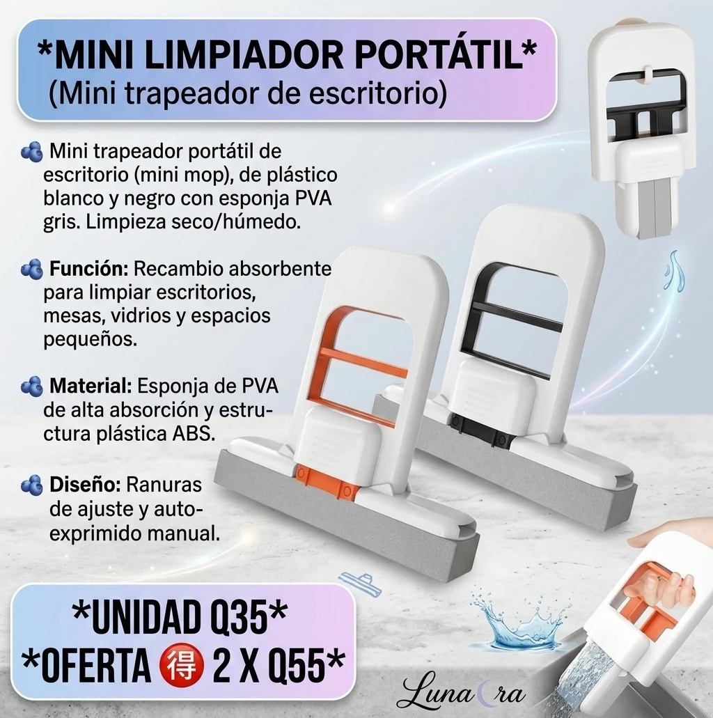 MINI LIMPIADOR PORTÁTIL 
