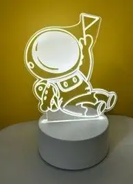 LAMPARA ACRILICO TRES LUCES