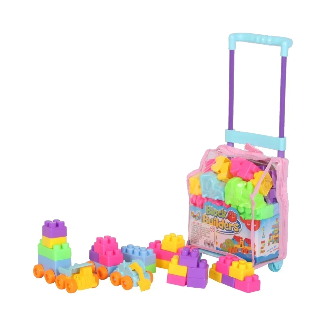 Bloques para Armar Trenes con Mochila