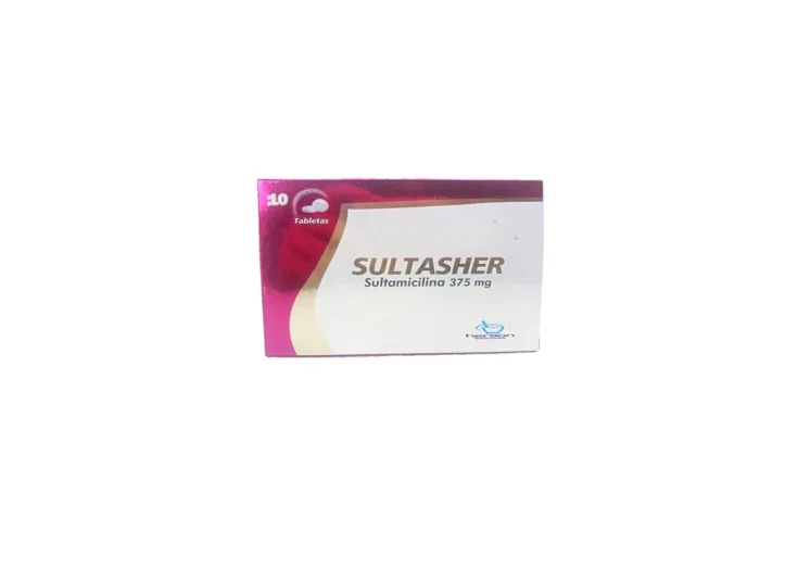 SULTASHER 375 MG X 10 TBL SULTAMICILINA 