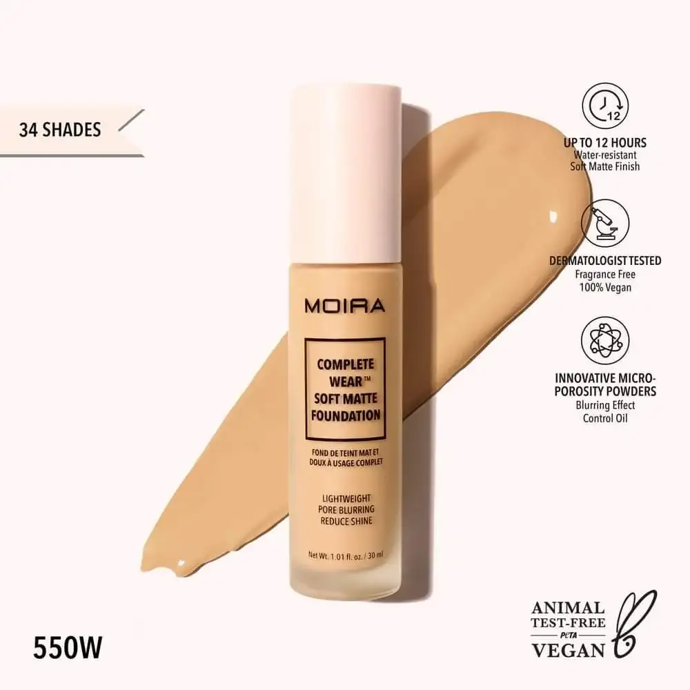 Base moira complet wear soft matte foundation 9
