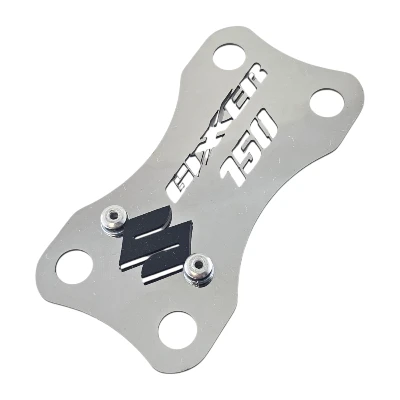  Gixxer 150 Naked / Acutrax acero cromado logo 3d negro ML