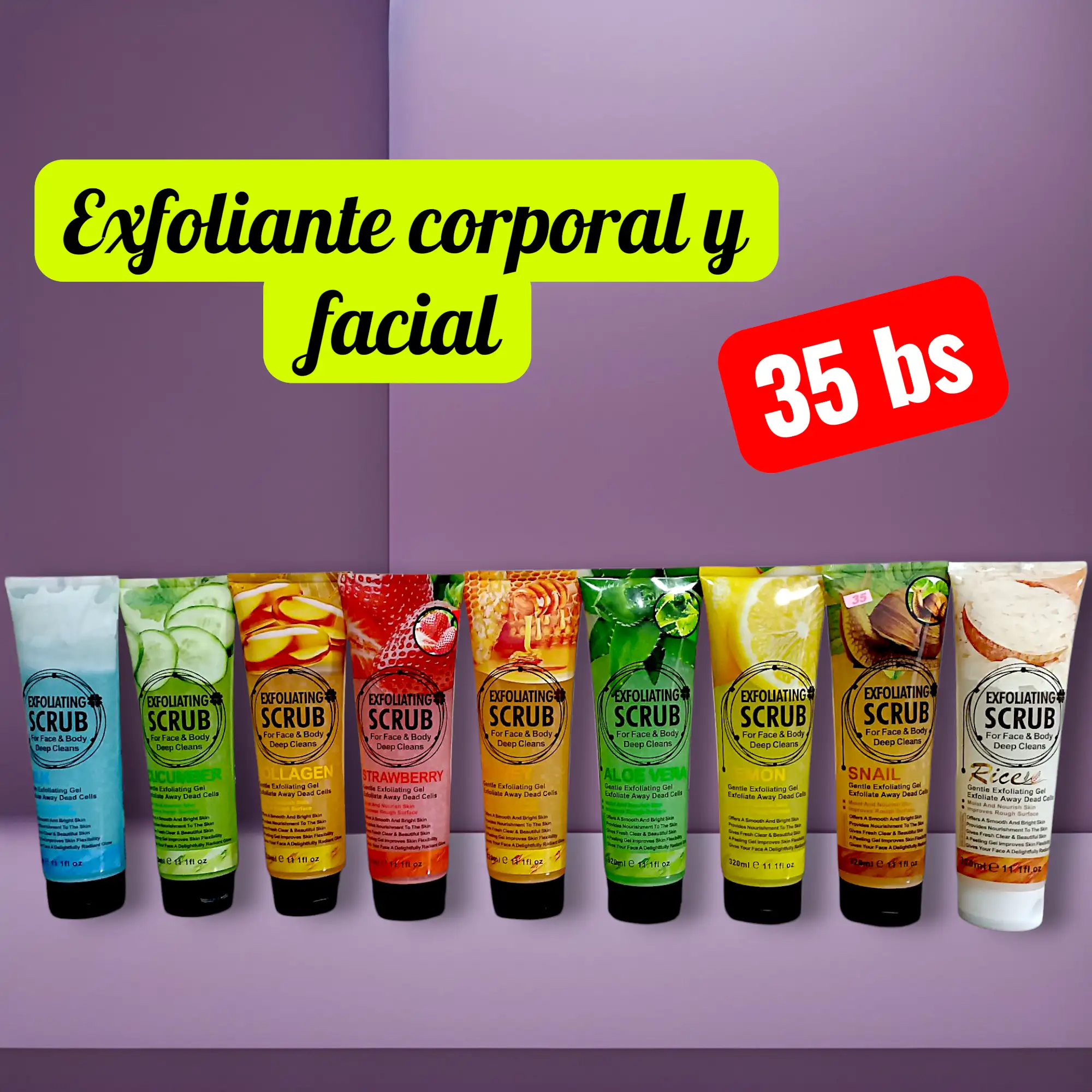 Exfoliante corporal y facial 