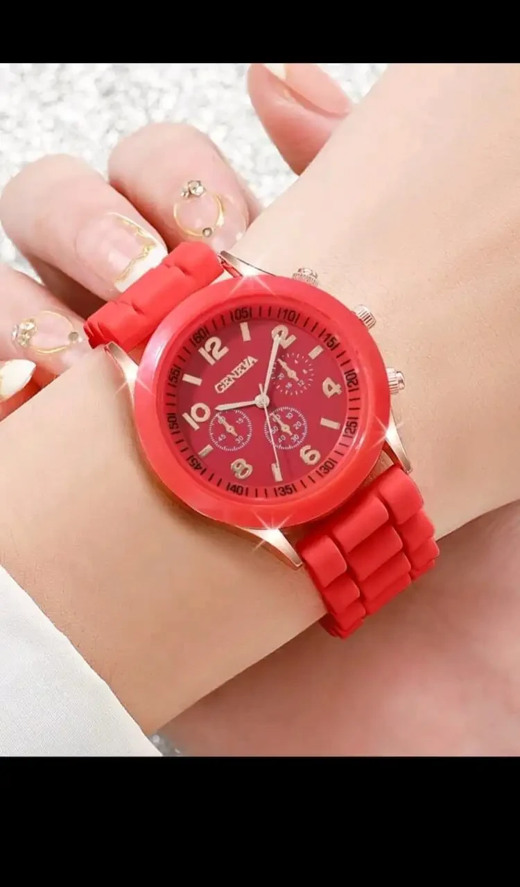 Reloj Geneva/ Edición Silicona 