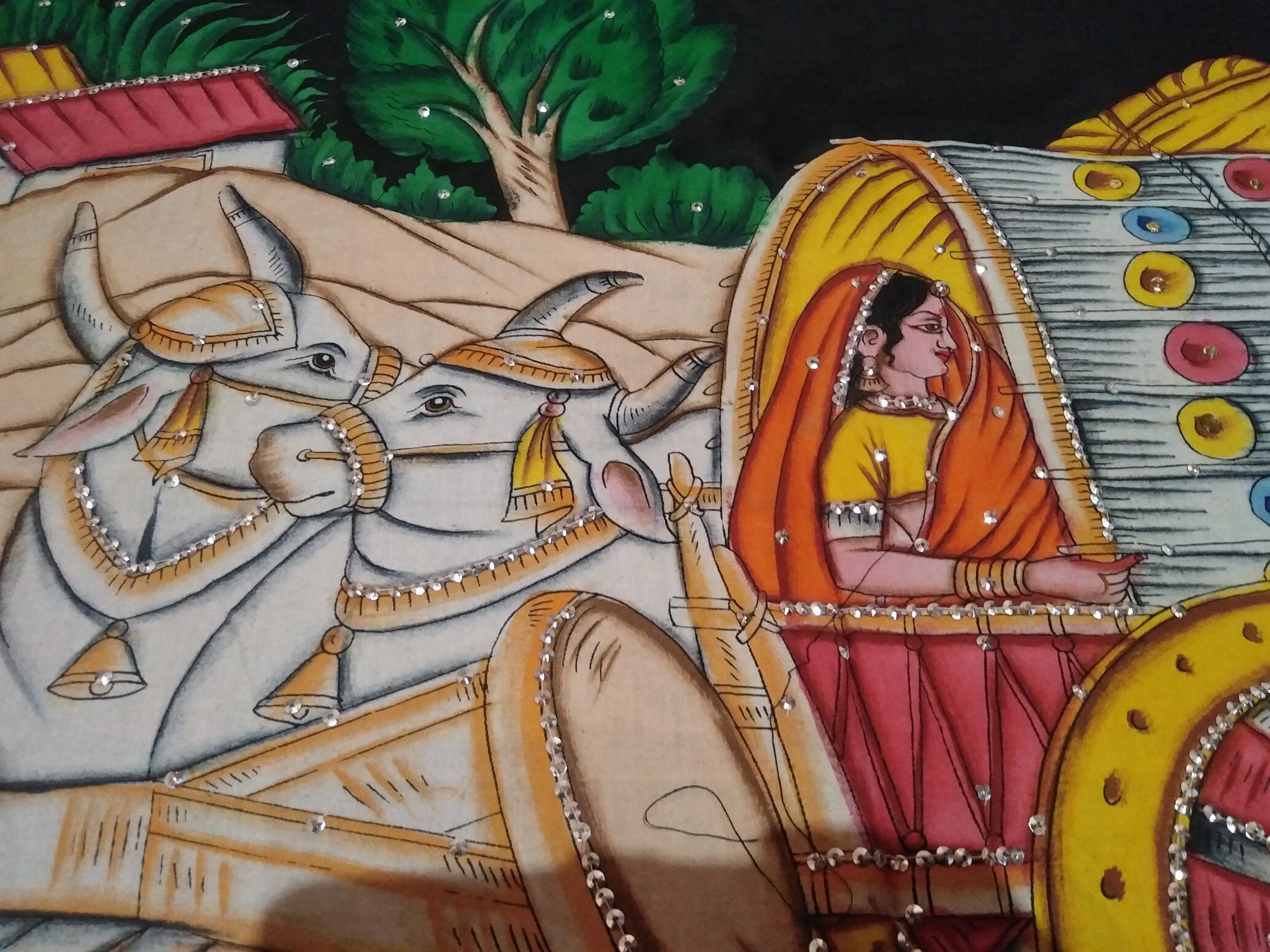 Gobelino mujeres, rectangular 1metro  3