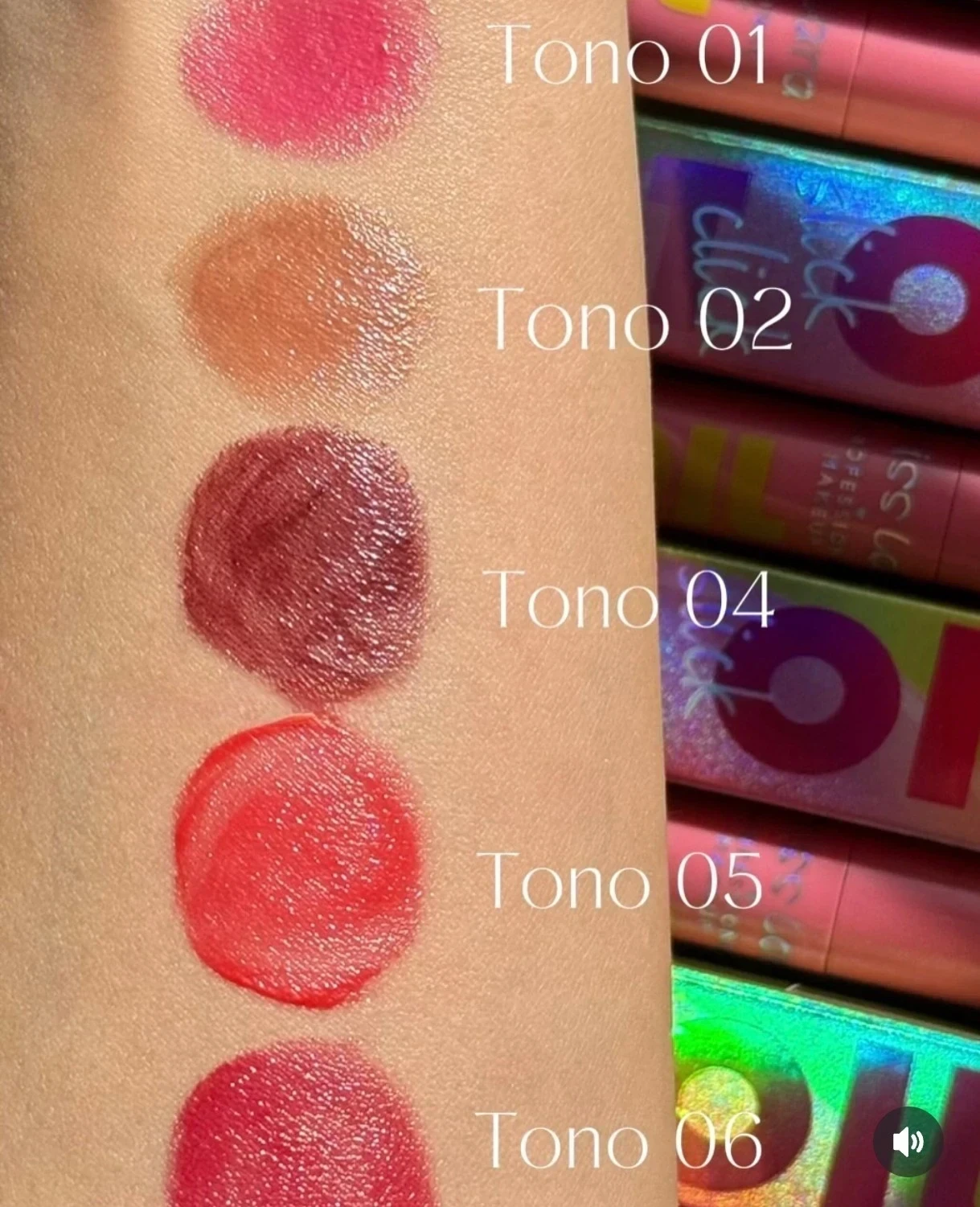 Bálsamo Labial Retráctil con Color MS-241 - Miss Lara 🥰 2