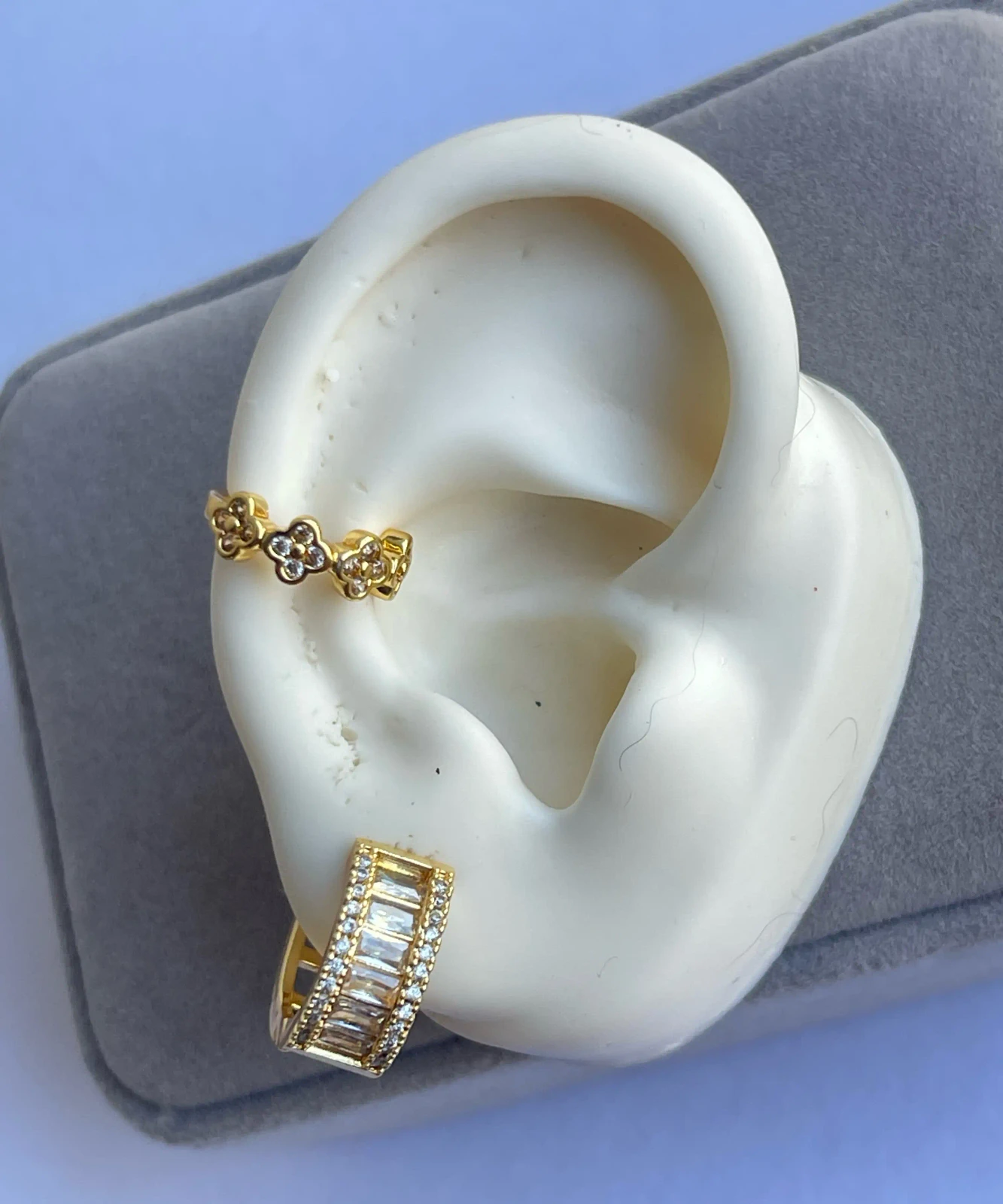 EARCUFF TREBOL BRILLANTE 
