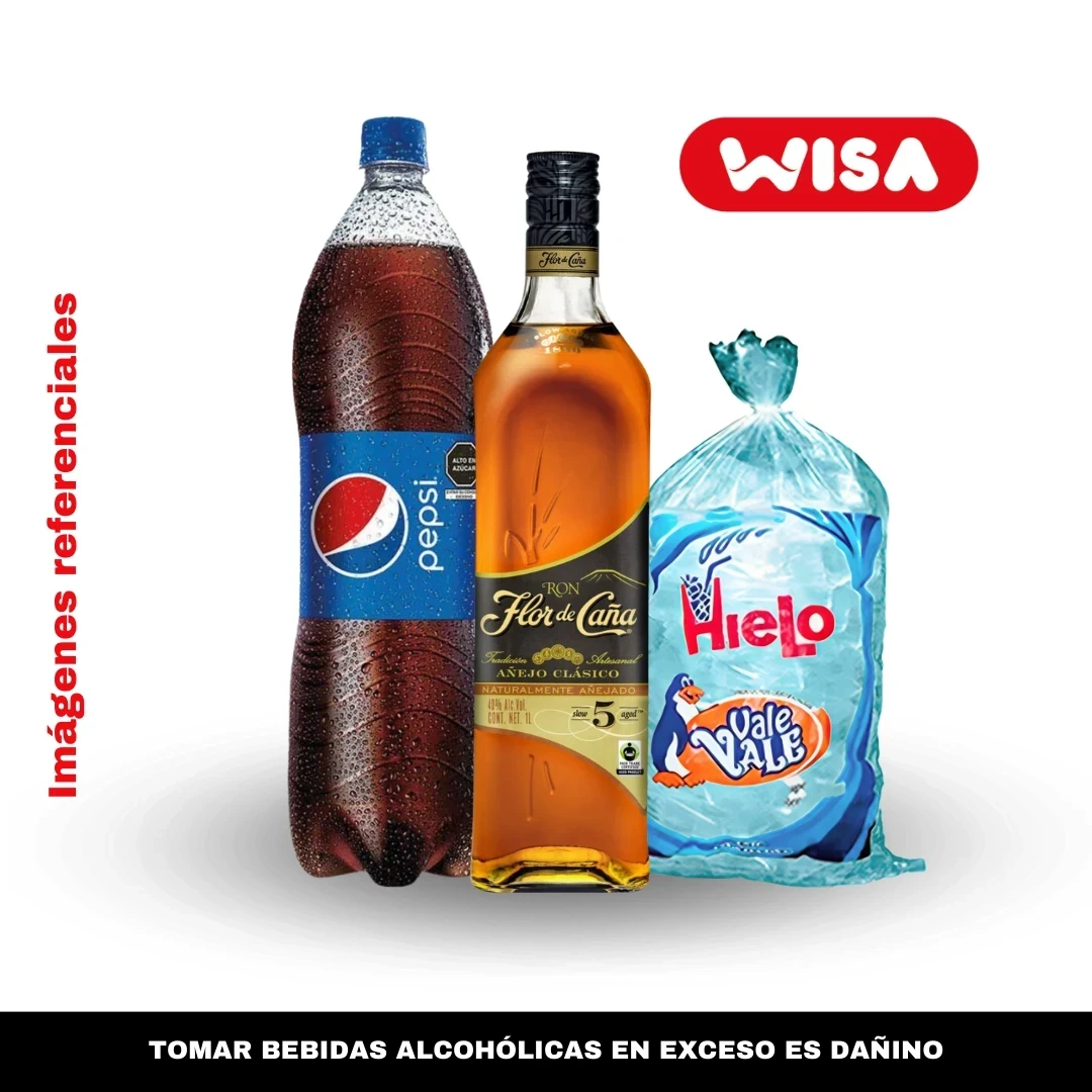 5 Años (1 LITRO) Combo Ron Flor de Caña