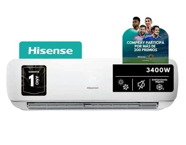 AIRE ACONDICIONADO HISENSE 3400W