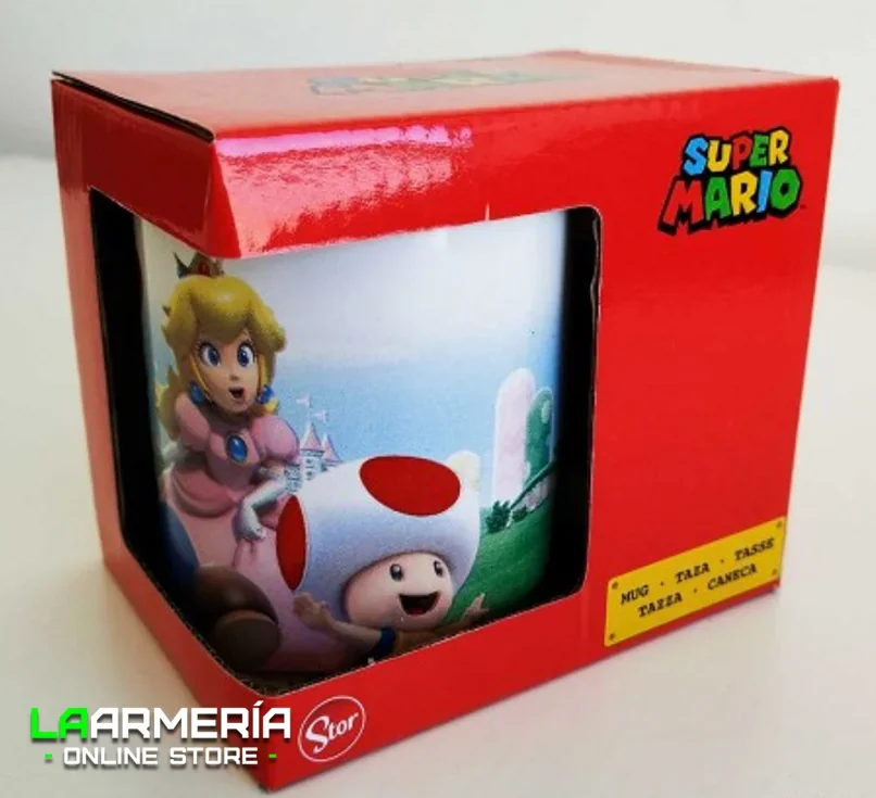 Taza de Super Mario, Peach y Toad Taza de Super Mario, Peach y Toad 2