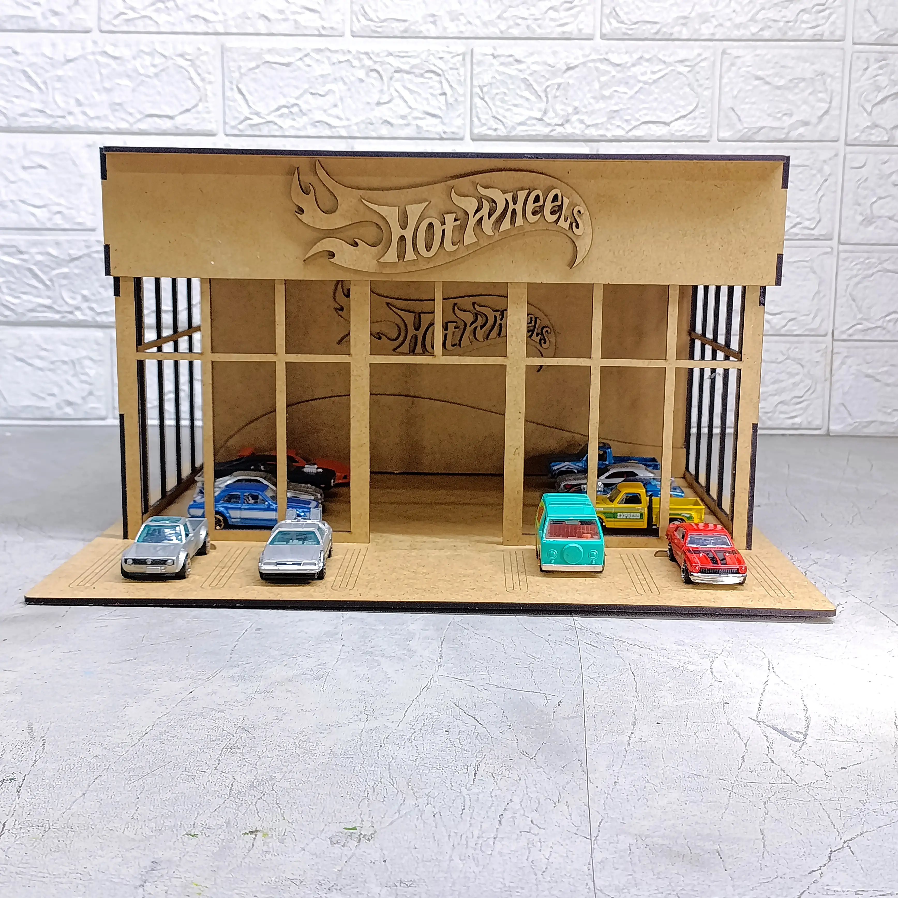 Diorama agencia hot wheels  3