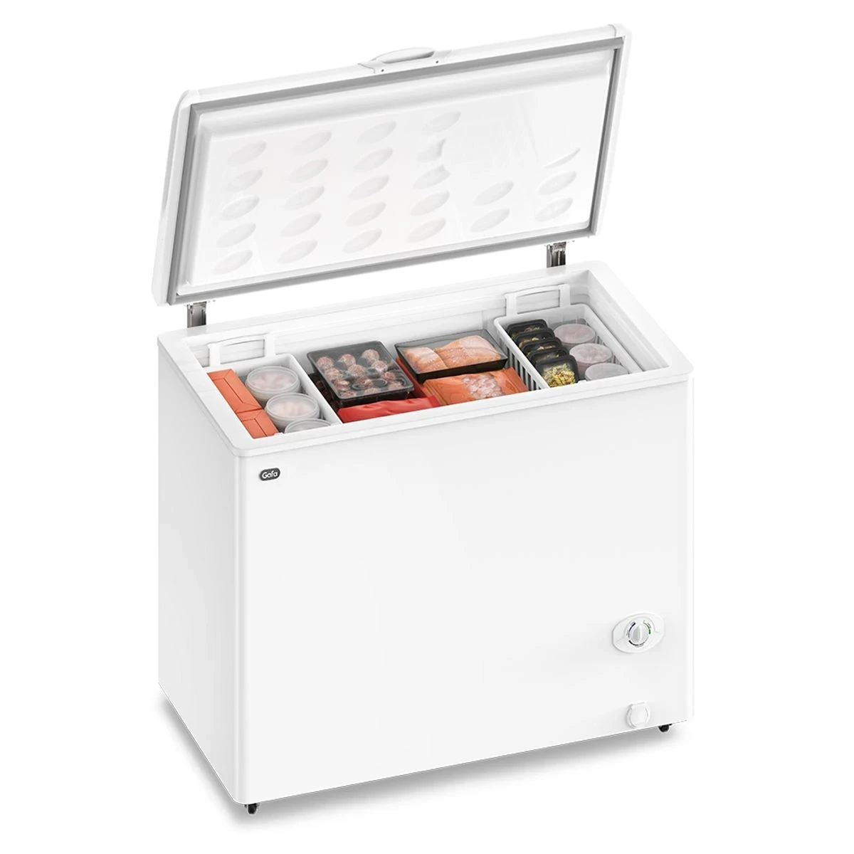 FREEZER HORIZONTAL GAFA BLANCO INVERTER 316LTS 2