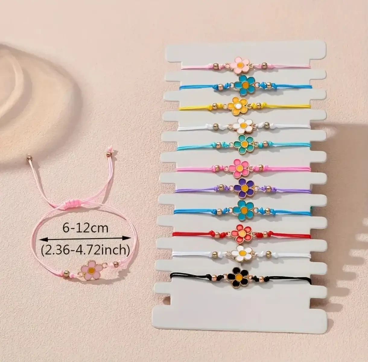 Pulseras Margarita Arcoiris  2