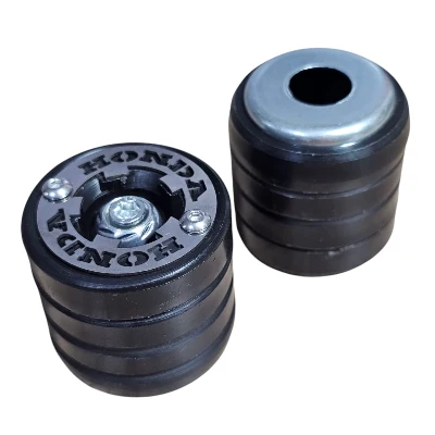 SL XR 150 L / SL XR 190 L / trasero Slider contramarcado negro logo acero cromado HONDA