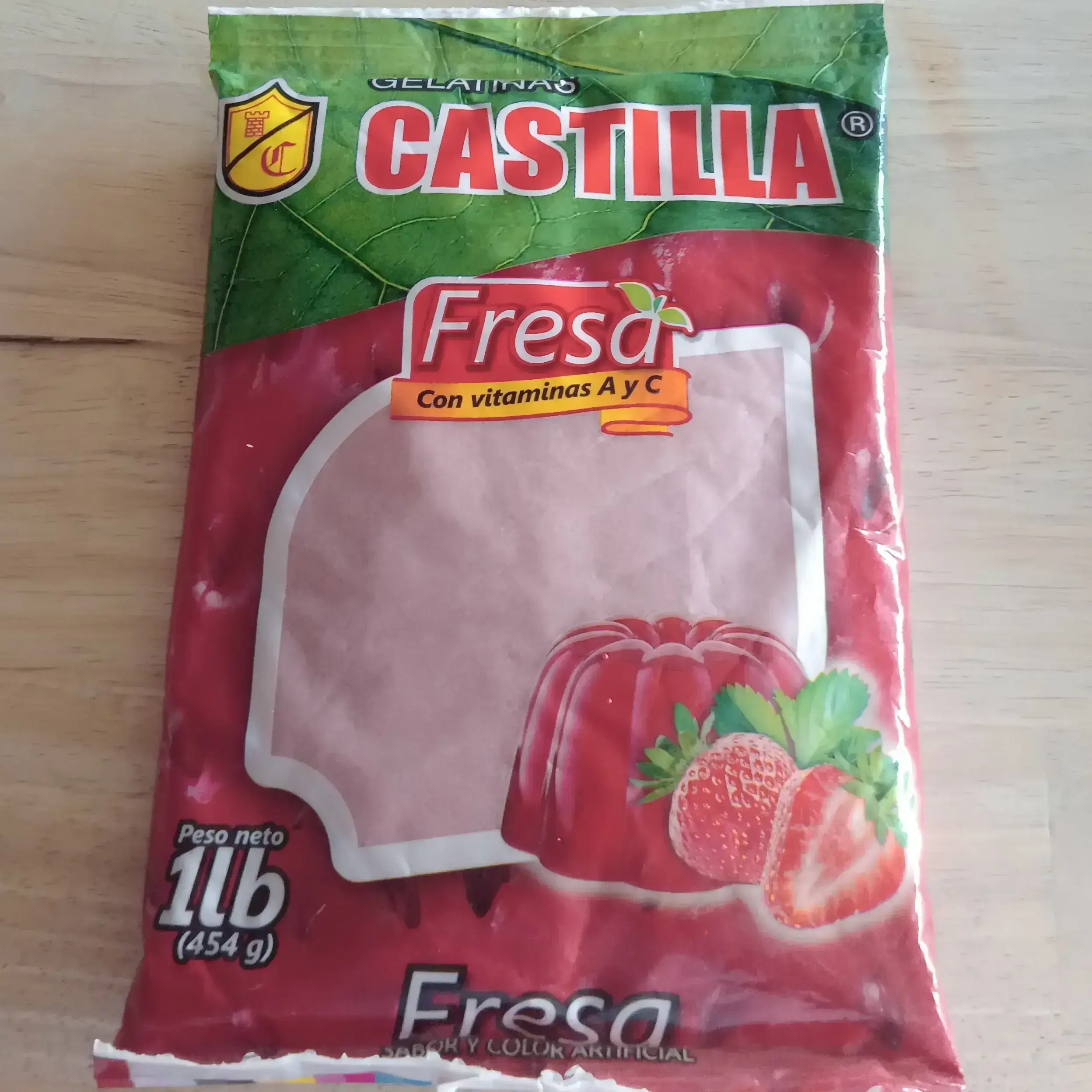 Castilla de fresa 1lb