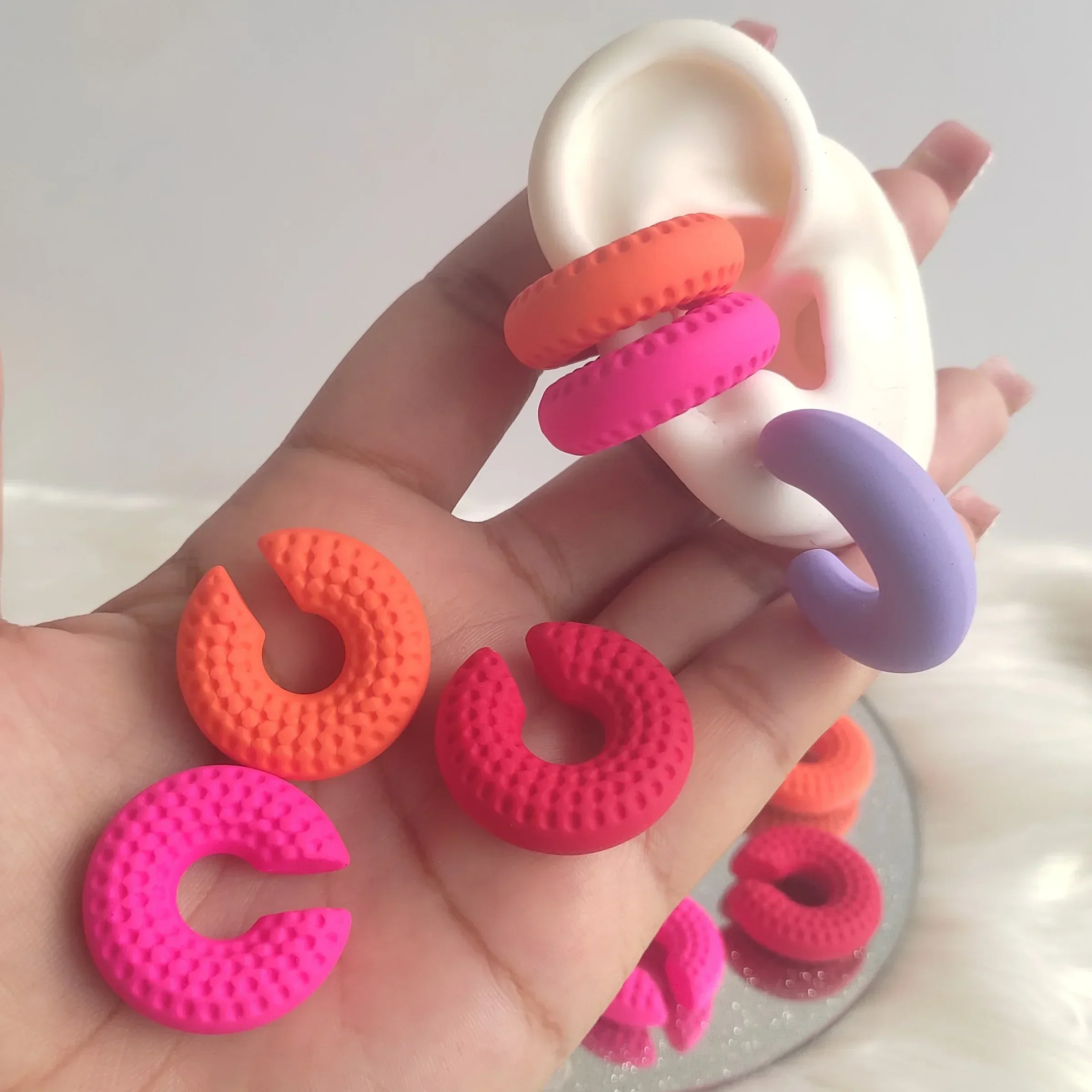 EARCUFF CHUNKY COLORIDOS