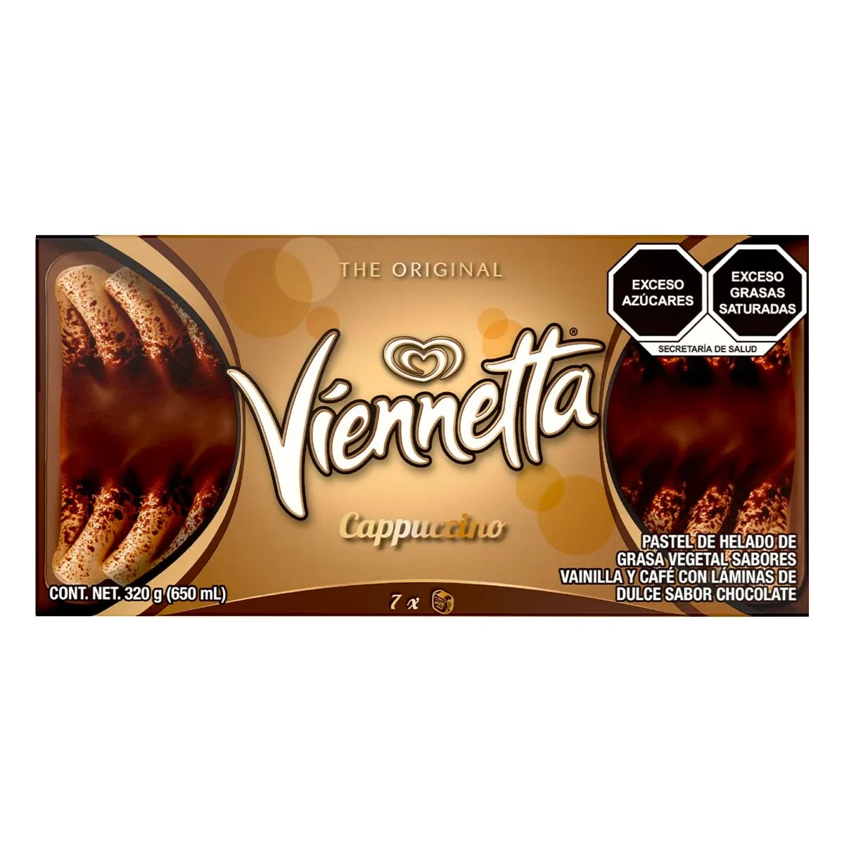 viennetta cappuccino 320 g pastel de helado the original holanda