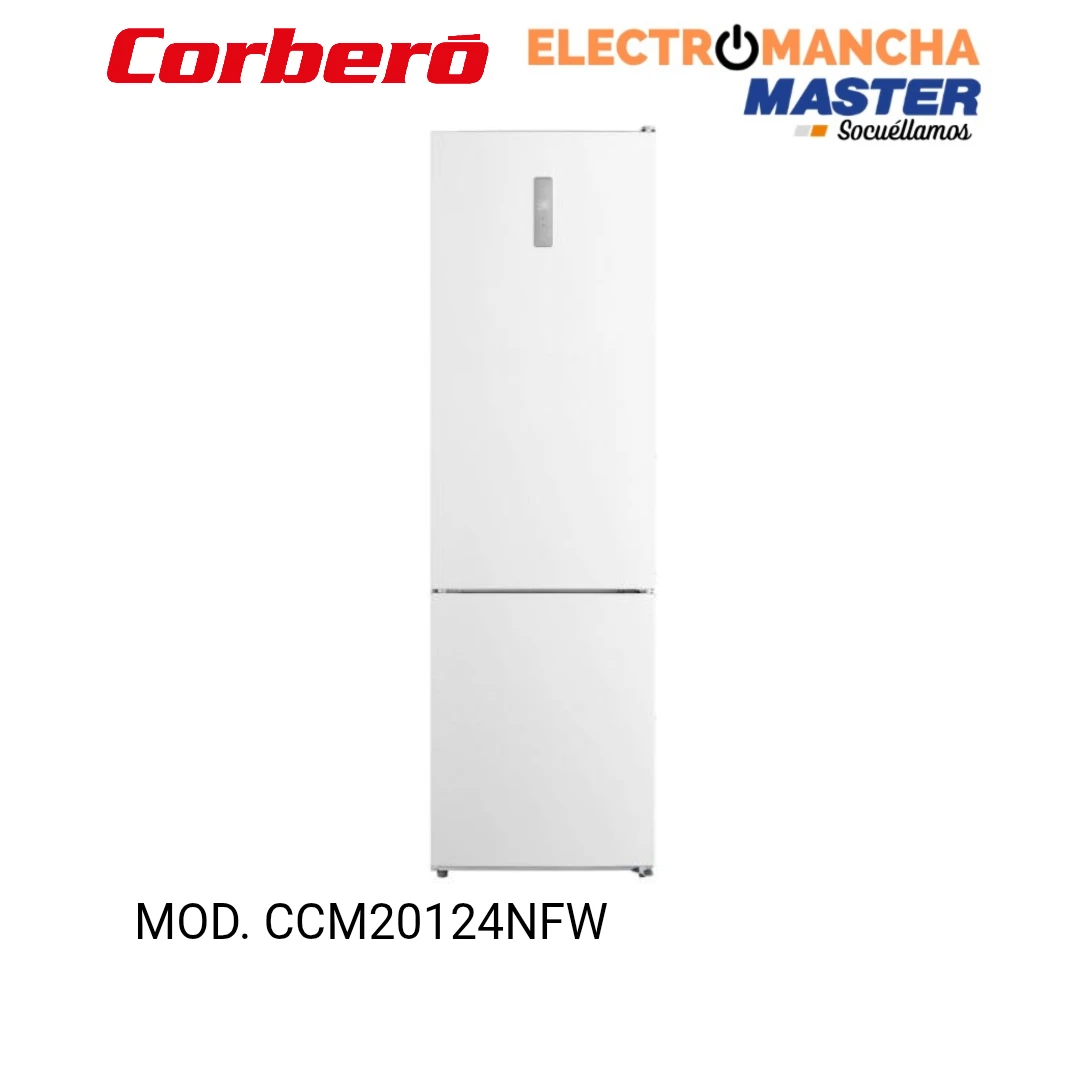 FRIGO COMBI CORBERO CCM20124NFW NF BLANCO 2,01*60 CLASE E