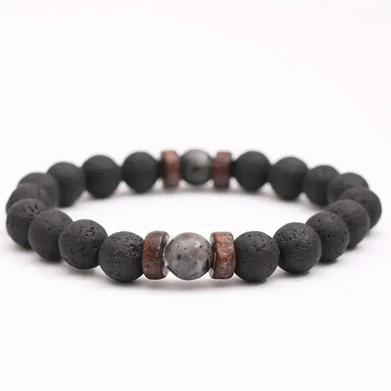 PULSERA PIEDRAS VOLCANICAS 2