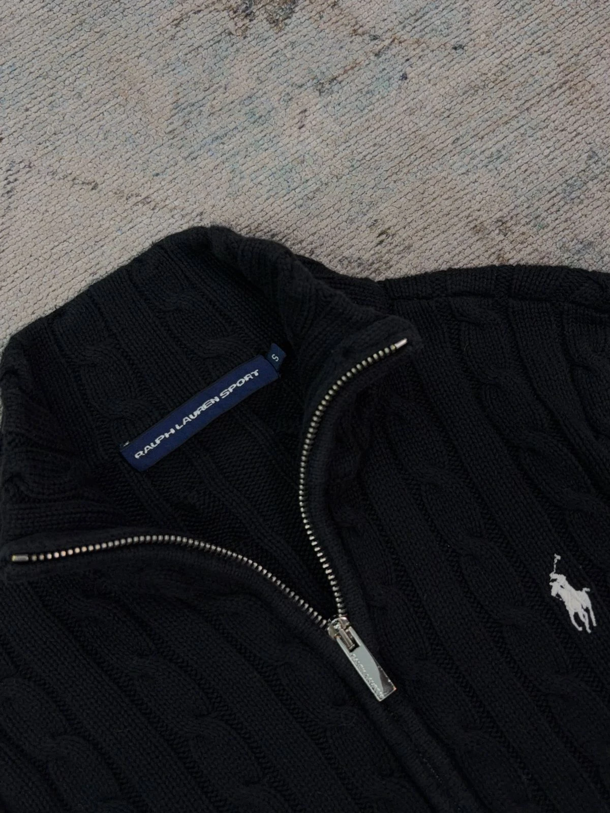 RALPH LAUREN SPORT CABLE-KNIT FULL-ZIP SWEATER 5