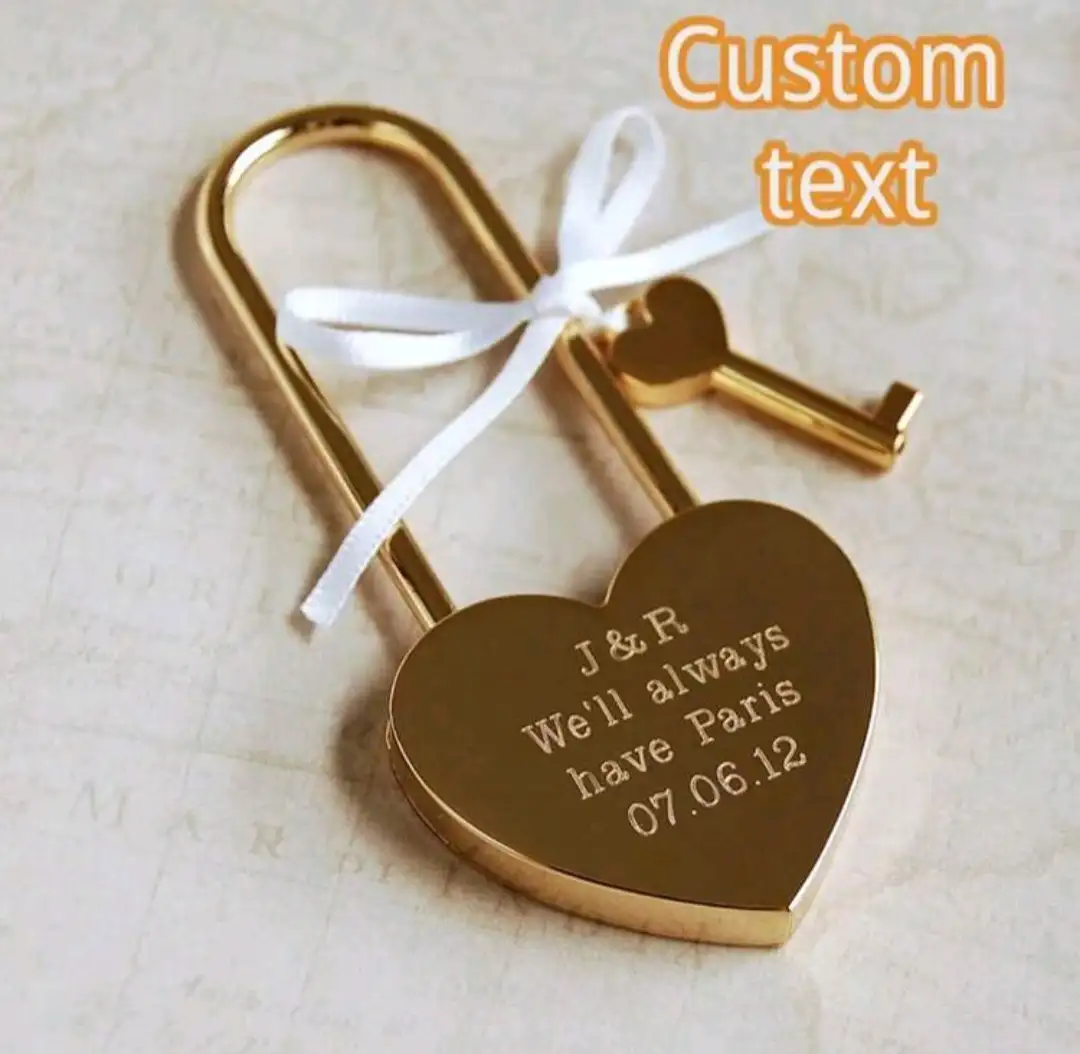 Candado de amor personalizado, candado de compromiso, llave de corazón personalizada, cerradura de París, correa de candado con corazón grabado, cierre de oro de Amsterdam, útiles escolares, vuelta al colegio, regalo escolar, para oficina, escuela, aula, regalos para maestros, universidad, coleague, dormitorios, maestros para niños y niñas, adolescentes, estudiantes de secundaria, preparatoria, secundaria y universidadSo 2