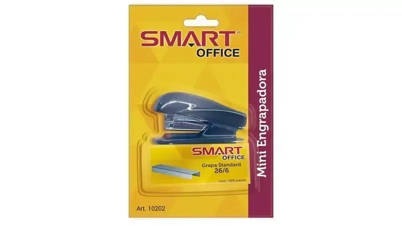 Mini engrapadora Smart  con cajita de gapas 2