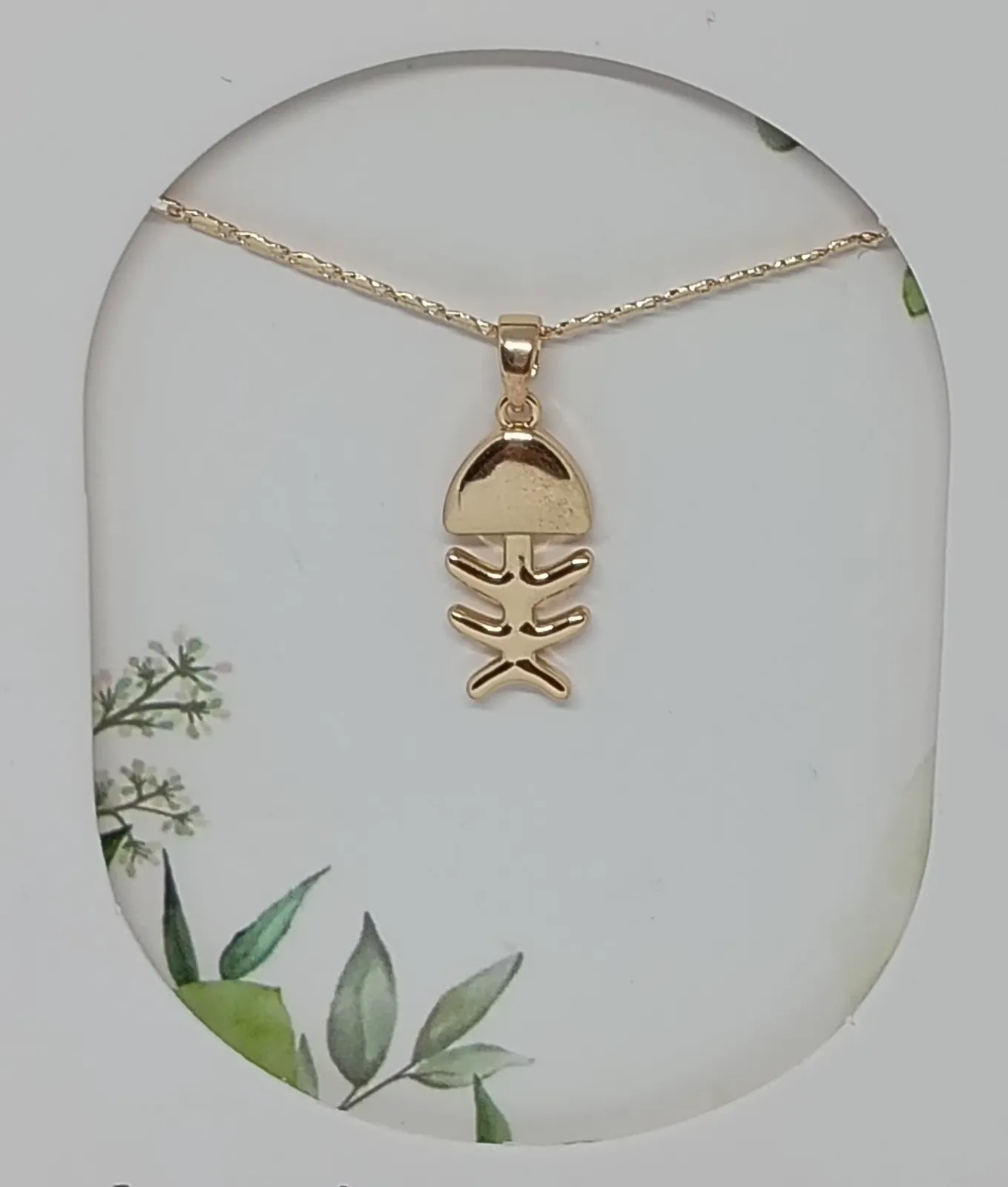 Collar de esqueleto de pez