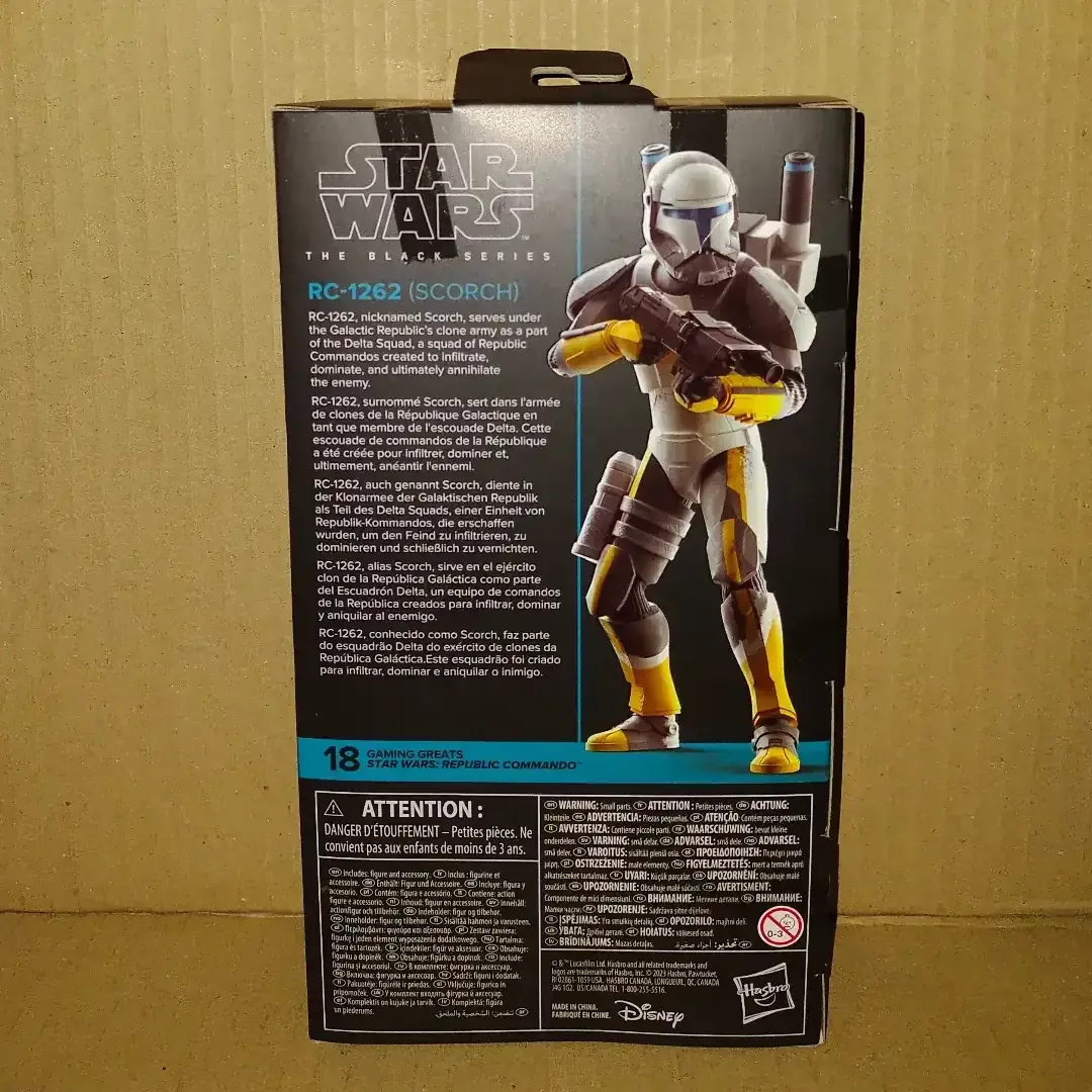 Star Wars The Black Series Gaming Greats: Republic Commando - Rc 1262 Scorch 2