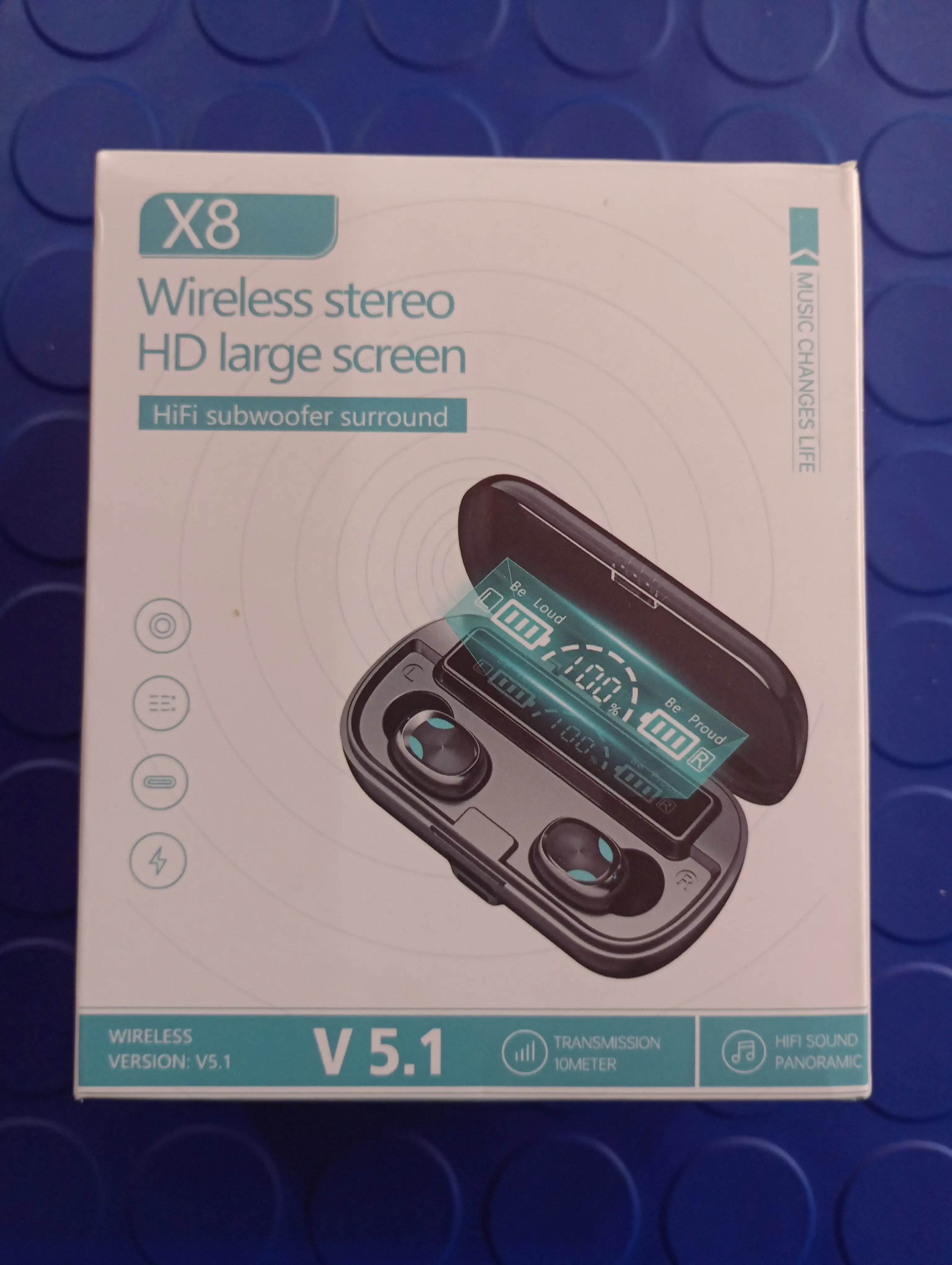 Auricular Bluetooth X8 V5.1 wireless