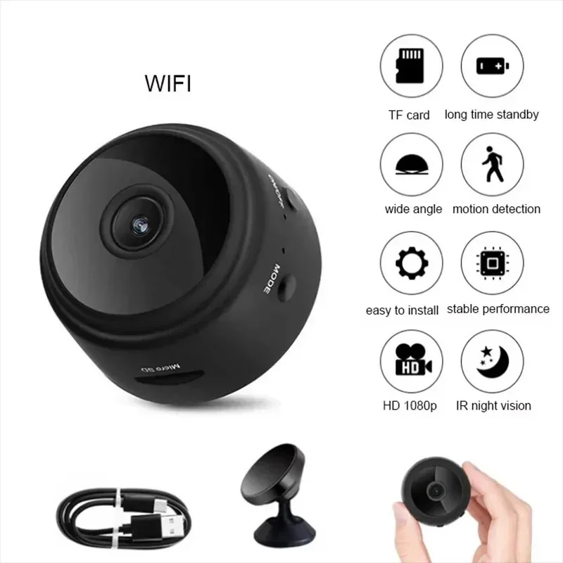Mini Cámara Espía A9 HD WiFi 2