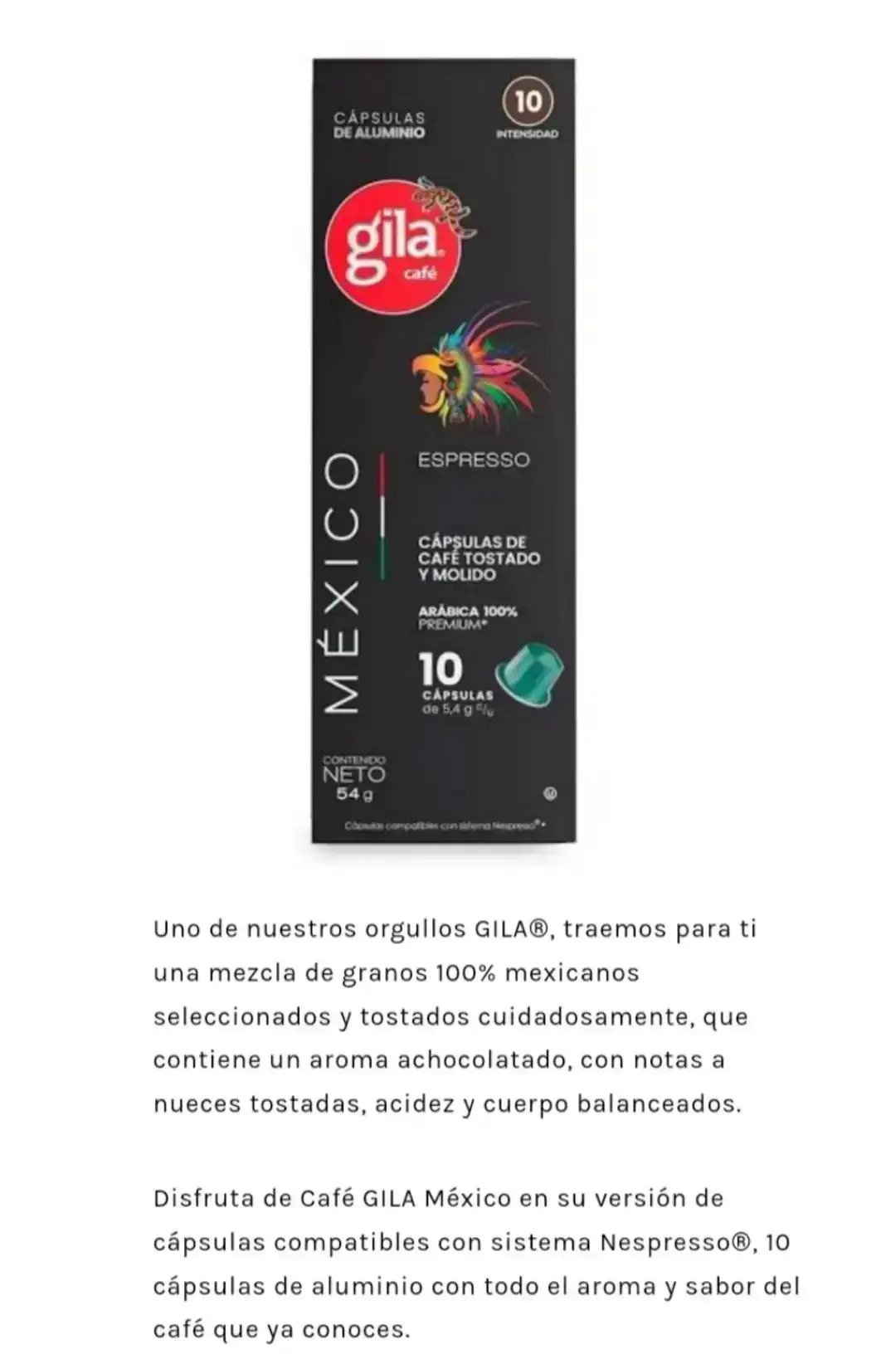 Café México nueces 