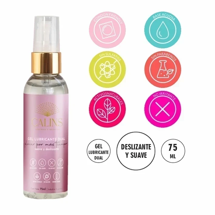 Gel Dual Anal 75ml Calins Clix Control