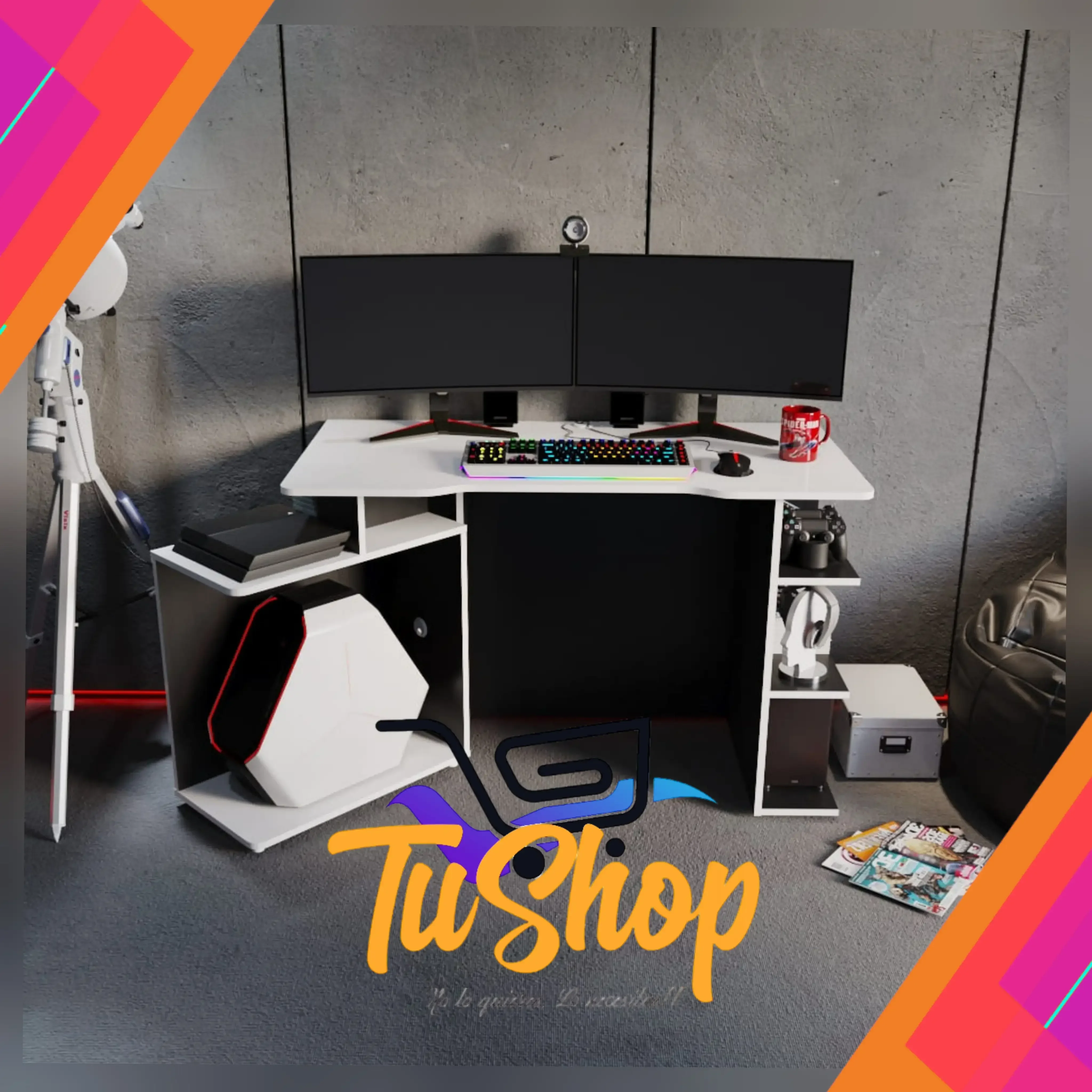 Escritorio Gamer Trinity Multiform