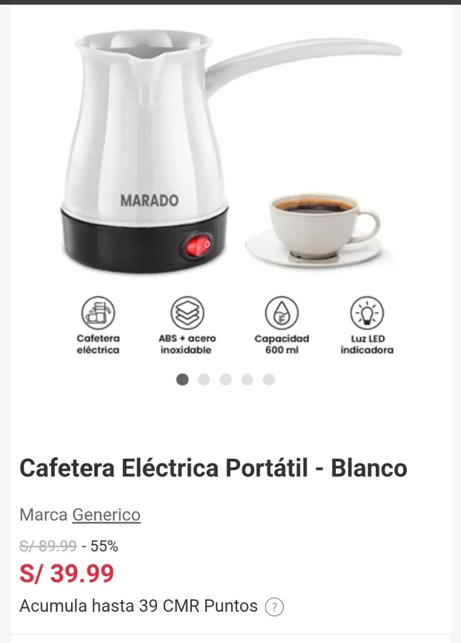 ✨Cafetera Electrica Portátil  3