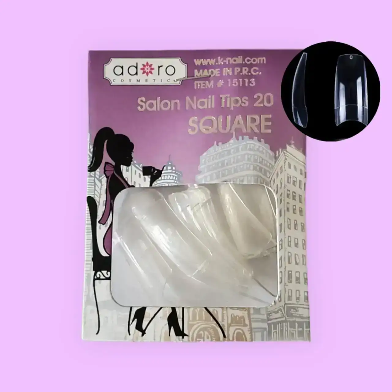 Fundita 20 Uñas Acrílicas Adoro