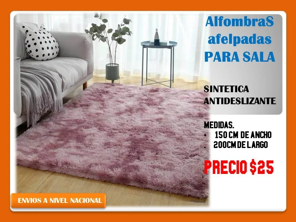Alfombras afelpadas 