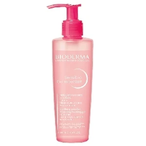GEL FACIAL LIMPIADOR Y CALMANTE PARA PIEL SENSIBLE TAPA ROSADA 200ML BIODERMA
