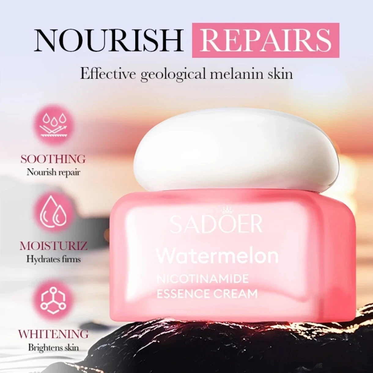 🌸 Sadoer Watermelon Nicotinamide Essence Cream
