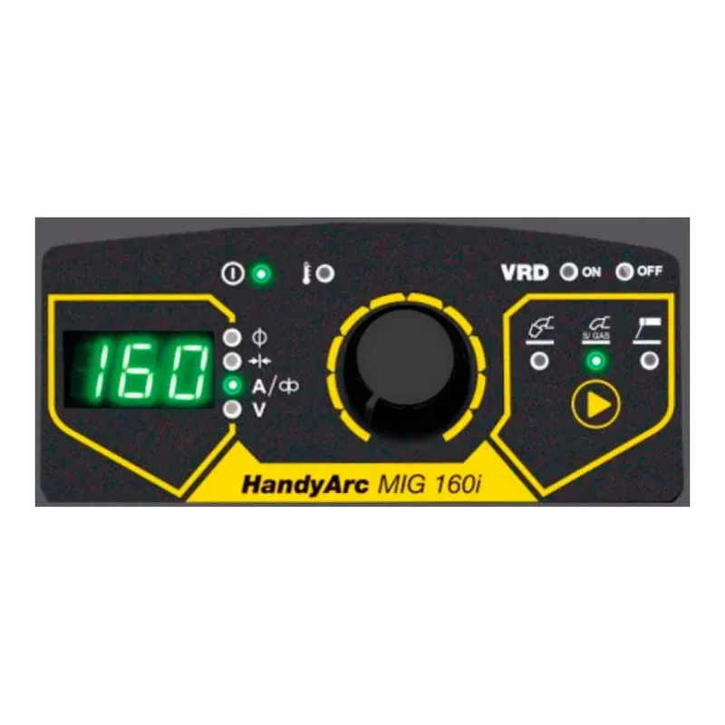 Soldadora Mig Mag Inverter 160a Esab Handyarc Mig 160i Color Amarillo/Negro 5